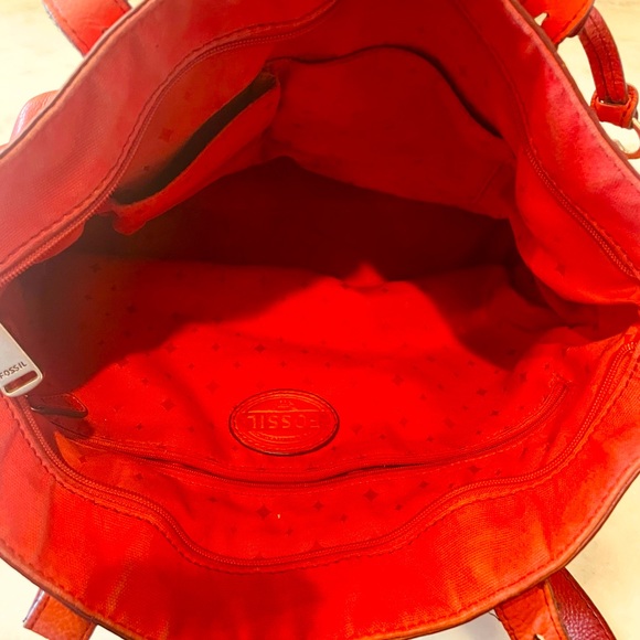 Fossil red handbag - Picture 4 of 4